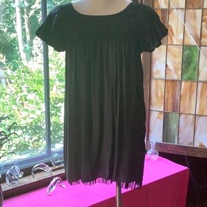 Alice + Olivia Black Baby Doll Dress - XS